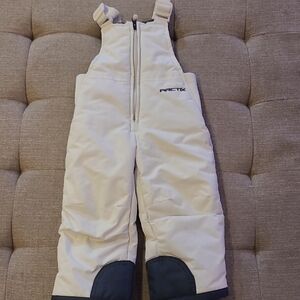 Arctix Kids' Cream and Black Snow Bib Overalls